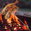 Bbq Line Lauko kepsninės šakutė su medine rankena