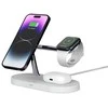 Belaidis įkroviklis 3in1 MagSafe Quick Charge Tech-Protect A12 baltos spalvos