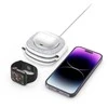 Belaidis magnetinis įkroviklis MagSafe 15W 3in1 iPhone + Apple Watch + AirPods Tech-Protect QI15W-A32 pilkos spalvos