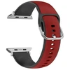 Beline Apple Watch Silicone Leather apyrankė 38/40/41mm Raudona-juodos spalvos/Raudona-juodos spalvos Box