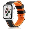Beline Apple Watch Solid Silicone apyrankė 38/40/41mm oranžinės spalvos/juodos spalvos