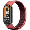 Beline Mi Band 10/9/8 NylonLoop apyrankė red-juodos spalvos