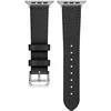 Beline Watch apyrankė 22mm Hermes Leather juodos spalvos/juodos spalvos box