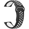 Beline apyrankė Watch 22mm Sport silikoninė juodos ir baltos spalvos box