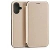 Beline Book Magnetic Apple iPhone 16 Plus 6.7" dėklas telefonui aukso spalvos