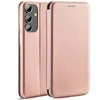 Beline Book Magnetic Samsung Galaxy A14 5G A146 dėklas telefonui rožinio aukso spalvos