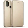 Beline Book Magnetic Samsung Galaxy M21 M215 dėklas telefonui aukso spalvos