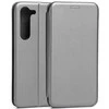 Beline Book Magnetic Samsung Galaxy S23 S911 dėklas telefonui plieno spalvos