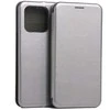 Beline Book Magnetic Xiaomi 13 dėklas telefonui plieno spalvos