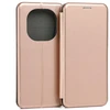 Beline Book Magnetic Dėklas Xiaomi Redmi Note 14 Pro Plus 5G Rose Gold