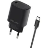Beline Charger 1x USB-C 20W + cableUSB-C juodos spalvos /juodos spalvos PD 3.0 BLNCB20C