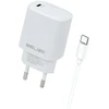 Beline Charger 1x USB-C 20W + cableUSB-C baltos spalvos /baltos spalvos PD 3.0 BLNCW20C
