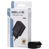 BELINE ORDER NETWORK. 1X USB-C 20W Juoda / Juodas (ONLY HEAD) PD 3.0 BLNCB20