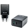 Laidinis įkroviklis Beline 1xUSB i 1xUSB-C 5A 18Wjuodos spalvos/juodos spalvos (only head)