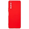 Beline Silicone Dėklas Sony Xperia 10 Vred Raudona