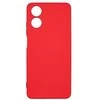 Beline silikoninis Motorola Moto G04 G04s/E14 4G dėklas telefonui raudonos spalvos