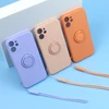 Beline Dėklas Silicone Ring Apple iPhone 12 Pro Max žalias apple