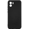 Beline silikoninis Xiaomi Redmi A2 dėklas telefonui juodos spalvos