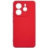 Beline silikoninis Xiaomi Redmi Note 14 5G dėklas telefonui raudonos spalvos
