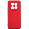 Beline silikoninis Xiaomi Redmi Note 14 Pro Plus 5G dėklas telefonui raudonos spalvos
