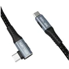 Beline Thunderbolt 4 stačiu kampu jungiamas USB-C laidas 1 m, 48V/5A, 40Gbps, 240W, 8K 60Hz, juodas