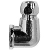 BENKISER Alkūnė, 3/8"x3/8" vidinis ir išorinis sriegiai, su veržle