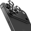 Oem Benks Apsauginis stiklas Glass Warrior Metal Lens Protector telefonui skirtas Apple iPhone 17 Pro/17 Pro Max (objektyvui 3 vnt) juodas