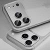 Benks Apsauginis stiklas Warrior Metal Integrated Lens Protector (C069) skirtas Apple iPhone 17 Pro (lens 3 vnt) oranžinės spalvos