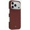 Benks dėklas Magnetic Armor Air Armor Grid Kevlar Metal Frame 600D (H070) skirtas Apple iPhone 17 Pro Max oranžinės spalvos