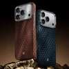 Benks dėklas Magnetic Armor Air Armor Grid Kevlar Metal Frame 600D (H070) skirtas Apple iPhone 17 Pro Max oranžinės spalvos