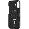 Benks Dėklas Magnetic Armor Air Kevlar Metal Frame 600D (0067) skirtas Apple iPhone 17 juodos spalvos