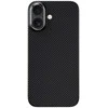 Benks Dėklas Magnetic Armor Air Kevlar Metal Frame 600D (0067) skirtas Apple iPhone 17 juodos spalvos