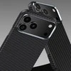 Benks Dėklas Magnetic Armor Air Kevlar Metal Frame 600D (0070) skirtas Apple iPhone 17 Pro Max juodos spalvos