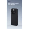Benks Dėklas Magnetic Armor Air Kevlar PC Frame 600D (E065) skirtas Apple iPhone 16 Pro juodos spalvos