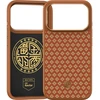 Benks Dėklas Magnetic Armor Pro Armor Grid Kevlar Metal Frame 600D (C.K.FL.AP.GD.F069) skirta Apple iPhone 17 Pro oranžinės spalvoa