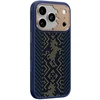 Benks Dėklas Magnetic Armor Pro Knight Kevlar Metal Frame (C.K.FL.AP.GD.BC72) do Iphone 18 Pro/17 Pro mėlyna (Camera Control Button)