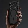 Benks Dėklas Magnetic Mist Metal Frame (0068) skirtas Apple iPhone 17 Air balta (Camera Control Button)
