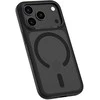 Benks Dėklas Magnetic Mist Metal Frame (0070) skirtas Apple iPhone 17 Pro Max juodos spalvos (Camera Control Button)