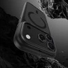 Benks Dėklas Magnetic Mist Metal Frame (0070) skirtas Apple iPhone 17 Pro Max juodos spalvos (Camera Control Button)