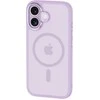 Benks dėklas Magnetic Mist Metal Frame (A067) skirtas Apple iPhone 17 violetinės spalvos (Camera Control Button)