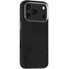 Benks dėklas Montage Magnetic Armor Pro Kevlar Metal Frame 600D+1500D (MA68) skirtas Apple iPhone 17 Air juodos spalvos (Camera Control Button)