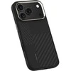 Benks dėklas Montage Magnetic Armor Pro Kevlar Metal Frame 600D+1500D (MA69) skirtas Apple iPhone 17 Pro juodos spalvos (Camera Control Button)