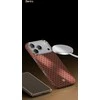 Benks Magnetic Armor Air Armor Grid Kevlar dėklas Metal Frame 600D (0069) skirtas iPhone 17 Pro oranžinis