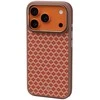Benks Magnetic Armor Pro Armor Grid Kevlar dėklas Metal Frame 600D (YB70) skirtas Apple iPhone 17 Pro Max oranžinės spalvos