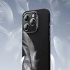 Benks Magnetic Armor Pro Kevlar dėklas Metal Frame 600D Apple iPhone 16 Plus juodos spalvos