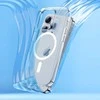 Benks Magnetic Crystal dėklas Apple iPhone 15 Plus skaidrus