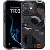 Benks Magnetic Mecha Series dėklas skirtas Apple iPhone 16 Plus juodos spalvos