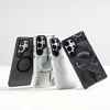 Benks Magnetic Mecha Series dėklas skirtas Apple iPhone 15 Pro baltos spalvos
