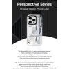 Benks Magnetic Mecha Series dėklas skirtas Apple iPhone 15 Pro Max baltos spalvos