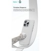 Benks Magnetic Vita Pro Silicone dėklas skirtas Apple iPhone 16 Plus juodos spalvos